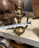 Vintage Brass Etched Teapot