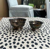 Pair of Small Silver Catchalls