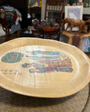 Asian Bamboo Lightweight Decorative Plate