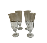 Collection of "H" Monogrammed Tall Glasses- Set of 4