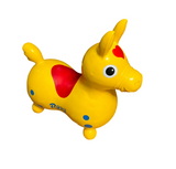 1980s Vintage Rody Yellow Horse Children's Toy
