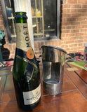 Silver Wine Bottle Holder/Handle