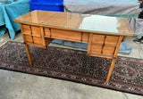 Glass Top Wooden Thomasville Tamerlane Desk