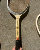 Collection of Vintage Wilson Model Tennis Rackets