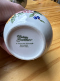 Collection of Small Ceramic Floral Vases- Set of 3