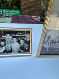 Pair of Small Gold Frames, Including Double Picture Frame