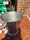 Silver Hand Hammered Champagne Bucket