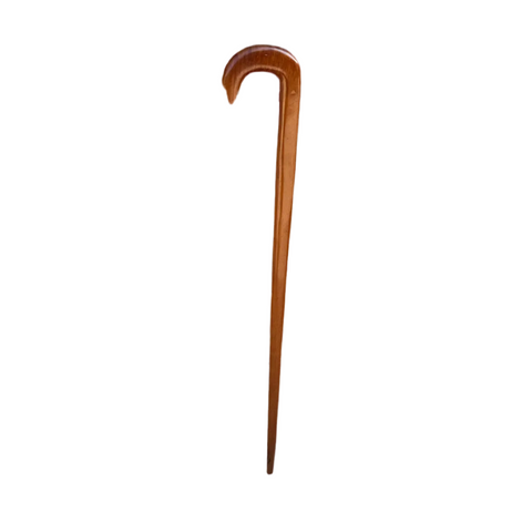 Hand Carved Wooden Sleek Style Cane