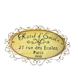 Yellow Paris, France Decorative Sign