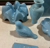 Instant Collection of Blue Ceramic Decorative Pieces- Set of 9