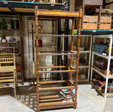 Bamboo Bookcase With Glass Details