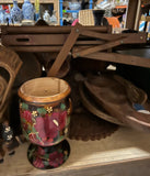 Vintage Russian Wooden Samovar