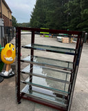 Vintage Polo Ralph Lauren Display Store Shelf on Wheels