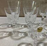 Large Collection of French Crystal Glasses- Set of 17