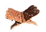 Hand Carved Wooden Folding Display