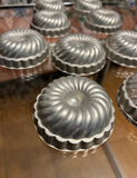 Antique Collection of Jell-O Flan Molds- Set of 12