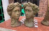 Art Nouveau Stone Planters