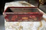 Vintage Hand Painted Detailed Wooden Box