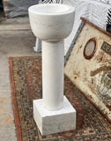 1930s Italian Marble Holy Water Font