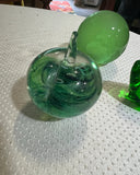 Instant Collection of Green Glass Desk Items- Set of 4