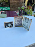 Pair of Small Gold Frames, Including Double Picture Frame