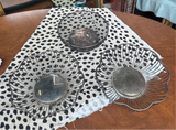 Trio of Flower Shaped Wire Fruit Baskets