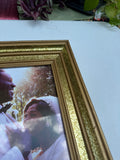 Gold Framed African American Wedding Photo