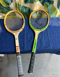 Vintage Pair of Wooden Spalding Tennis Rackets