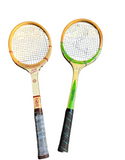 Vintage Pair of Wooden Spalding Tennis Rackets