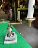 Italian Marble Base Extending Desk Lamp