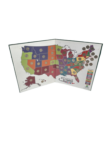 Vintage United States Quarter Map