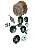 Collection of Small Asian Chopstick Holders and Soy Sauce Dishes- Set of 12