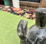 African Pottery Black Vase