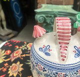 Ceramic Painted Portuguese Botijo/Vase