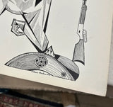 Pair of Brazilian Style Prints of Soldier Figures, Signed