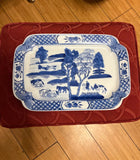 Blue and White Chinoiserie Decorative Plate
