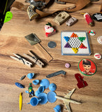 Large Instant Collection of Miniature Children's Toys, Collectables, and Handwritten Note