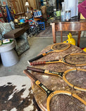 Collection of Vintage Wooden Bancroft Tennis Rackets- Set of 4
