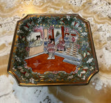 Vintage Ceramic Asian Style Small Detailed Plate