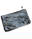 Whiting and Davis Silver Small Evening Clutch