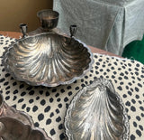 Instant Collection of Silver Shell Trays With Candleholders- Set of 6