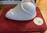 1970s Oversized Ceramic Cheese Mouse Dish and Cover