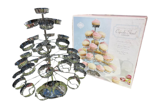 Godinger Silver Cupcake Holder Tray