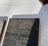 Ford and Mustang Block Prints