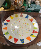Happiest of Birthdays Ceramic Dish With Birthday Hat Details