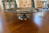 Silver Footed Serving Tray