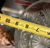 Large Glass Serving Punch Bowl
