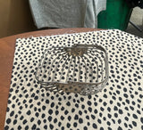 Silver Wire Fruit Basket With Handle
