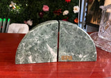 Geometric Minimalist Green Marble Bookends Cpa Design