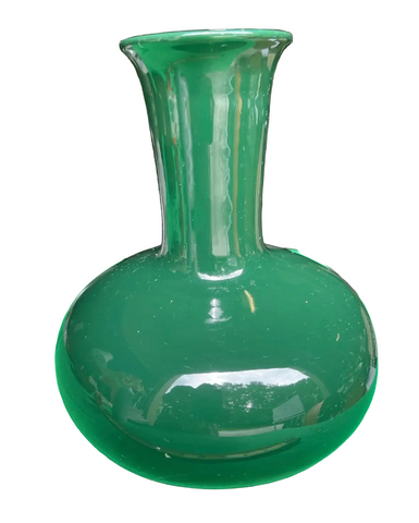 Vintage Emerald Green Vase